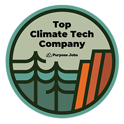 award for Top Climate Tech Company from Purpose Jobs